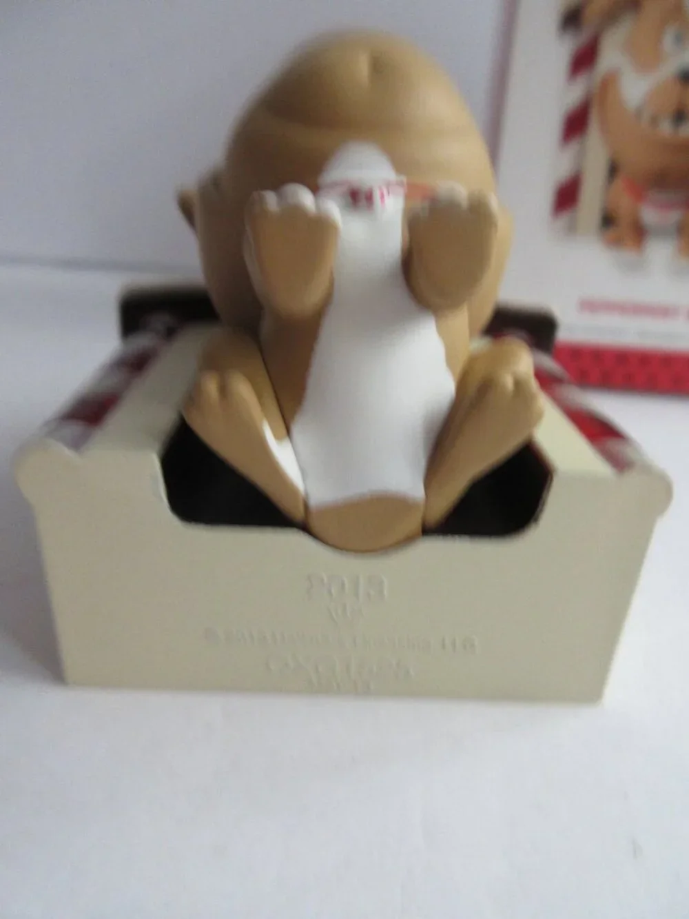 Hallmark Peppermint Bark MAGIC Ornament Motion Activated Sound 2013 NEW in Box